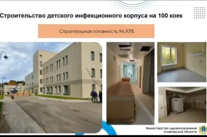 Готовность детского инфекционного корпуса в Ульяновске превысила 96%
