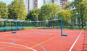 Умную спортплощадку открыли у кадетской школы №7 в Ульяновске